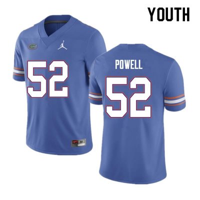 Youth Florida Gators #52 Antwuan Powell NCAA Nike Blue Authentic Stitched College Football Jersey JEH4662HK